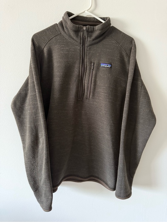 Patagonia Other - Patagonia Men's Dark Brown Quarter-Zip Fleece Pullover